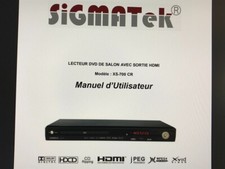 Lecteur dvd sigmatek d'occasion  Juvignac
