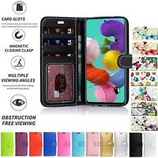 Capa carteira de couro flip cartão fólio slot para dinheiro para Samsung A20E comprar usado  Enviando para Brazil