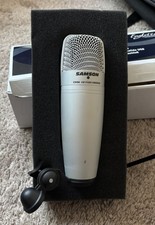 Microfone Samson C01U Studio condensador USB com suporte para tripé e cabo comprar usado Microfone Samson C01U Studio condensador USB com suporte para tripé e cabo comprar usado  Enviando para Brazil