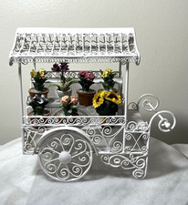 Carrinho de flores de vime fio branco miniatura casa de bonecas 1:12 flores raras não incluídas comprar usado Carrinho de flores de vime fio branco miniatura casa de bonecas 1:12 flores raras não incluídas comprar usado  Enviando para Brazil