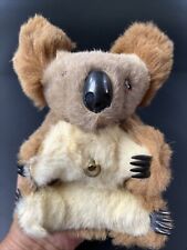 De colección Musical Oso Koala Piel Real Cuerda 6” Peluche Animal Probado Funcionando segunda mano  Embacar hacia Argentina