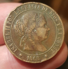 Monnaie espagne centesimo d'occasion  Paris XVIII