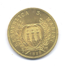Lire oro 1898 usato  Udine