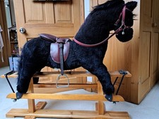 Black rocking horse for sale  CRANBROOK