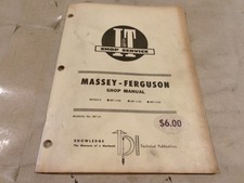 Shop service massey d'occasion  Expédié en Belgium