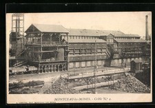 Old postcard montceau d'occasion  Expédié en Belgium