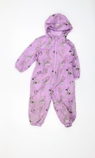Disney purple snowsuit for sale  WREXHAM