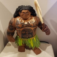 Boneco de ação Disney Moana MEGA MAUI boneca cantora falante 16" brinquedo com gancho comprar usado  Enviando para Brazil