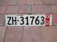 1982 zurich license for sale  Lehigh Acres