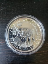 Somalia elephant silbermünze gebraucht kaufen  Berlin