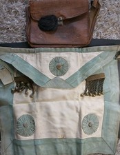 Masonic apron satchel for sale  BELPER