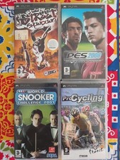 PSP LOTTO 4 GIOCHI NBA STREET+PES 2008+WORLSl S.C 2007+PRO CYCLING 2009 comprar usado  Enviando para Brazil
