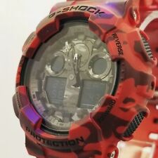 Usado, ⌚Camuflagem Casio G-Shock GA100 em vermelho. comprar usado  Enviando para Brazil