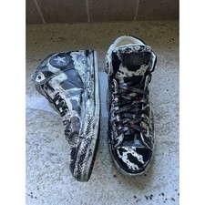 Tênis Converse All Star Chuck Taylor’s com cadarço design personalizado original masculino 10,5 novo sem etiquetas comprar usado  Enviando para Brazil