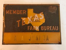Vintage metal texas for sale  Justin