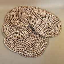 Nine woven placemats for sale  FAREHAM
