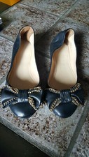 Ballerines noeud cuir d'occasion  Paris XIX