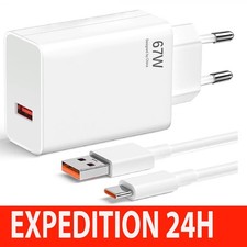 Chargeur xiaomi 67w d'occasion  Argenteuil