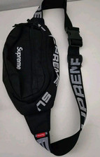 Usado, Bolsa de cintura SS18 Supreme preta tecido Cordura cinto ombro bum comprar usado  Enviando para Brazil