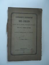 Catalogue fruits société d'occasion  Plonéour-Lanvern
