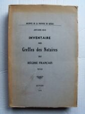 Inventaire greffes notaires d'occasion  Expédié en Belgium