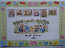 Woodland characters calendar for sale  TONBRIDGE