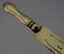 LINDO MARCADOR INGLÊS PRATA ESTERLINA FABRICANTE DE PÁGINAS 1922 ITEM DE MESA ANTIGO, usado comprar usado  Enviando para Brazil