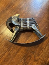 Wooden metal rocking for sale  Bellwood