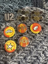 Lote de pinos de esmalte vintage U2 Tour Popmart Zoo TV, usado comprar usado  Enviando para Brazil
