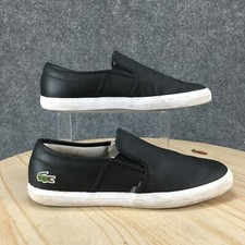 Tênis Lacoste Masculino 10.5 Tatalya Preto Couro Sintético Slip On Casual 35242 comprar usado  Enviando para Brazil