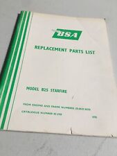 Bsa catalogue pièces d'occasion  Decize