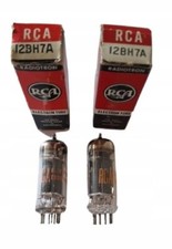 Lampa elektronowa - RCA 12BH7A - DOBRANA PARA 100 % emisji na sprzedaż  PL