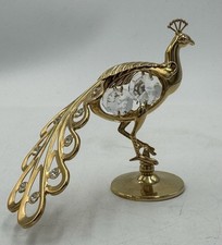 Metal figurine peacock for sale  STAFFORD