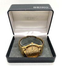 Seiko gold tone for sale  LETCHWORTH GARDEN CITY