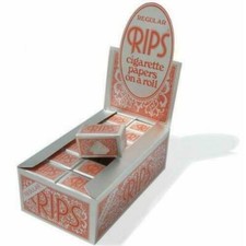 CAIXA COMPLETA 24 ROLOS RASGOS VERMELHO TAMANHO REGULAR PAPEL LAMINADO 37mm de largura - Apenas £17,69 comprar usado  Enviando para Brazil