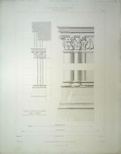 Ancienne gravure architecture d'occasion  Rioz