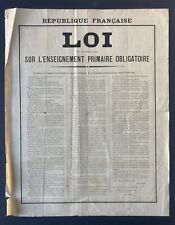 Poster law compulsory d'occasion  Expédié en Belgium