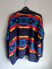 Aztec knit cardigan for sale  BASINGSTOKE