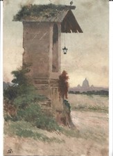 Campagna romana acquarello usato  Viterbo