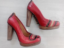 Plateaupumps harlot leder gebraucht kaufen  Ludwigshafen am Rhein