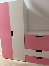 White pink ikea for sale  HORLEY