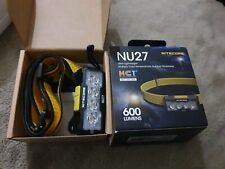 Nitecore nu27 600 for sale  BATLEY