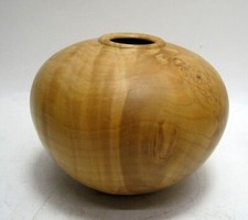 Vaso de madeira virado feito à mão assinado PNW Oregon Artist 1995, usado comprar usado  Enviando para Brazil