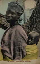 Antique postcard dakar d'occasion  Expédié en Belgium