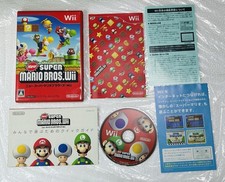 Novo Super Mario Bros. Wii Wii U Nintendo com folhetos manuais de mapas testados excelente comprar usado  Enviando para Brazil