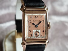 Bulova 1941 DIRECTOR vintage relógio de vento manual 8AE rosa RGP mostrador em dois tons comprar usado  Enviando para Brazil