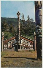 The Indian Ceremonial House and Totem Poles, Totem Bight, Alasca comprar usado  Enviando para Brazil