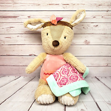 Levtex Baby 15" canguru com cobertor de segurança Lovey 2015 pelúcia animal de pelúcia, usado comprar usado  Enviando para Brazil