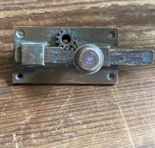 Usado, Parafuso de latão antigo vintage para trava de banheiro vazia/engajada - Peças/reparos  comprar usado  Enviando para Brazil