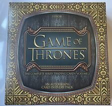 Usado, Caixa de cartas colecionáveis 2022 Game Of Thrones The Complete Seriez Volume 2 vazia hobby comprar usado  Enviando para Brazil